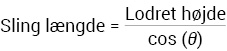 Sling l&aelig;ngde formular
