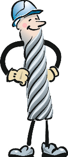 Wire rope man icon