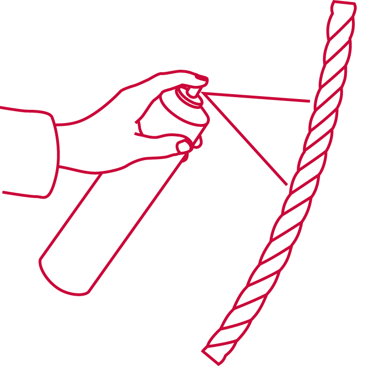 Lubrication of steel wire rope, how to apply lubricants